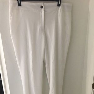 Jessica London White Trousers